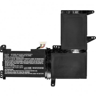 MBXAS-BA0024 MBXAS-BA0024 CoreParts Laptop Batteria for Asus 41Wh Li-Pol 11.52V 3600mAh Black N580GD N580VD S510 S510UN S510U...