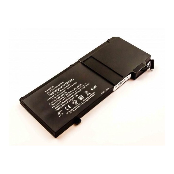 MBXAP-BA0059 CoreParts Laptop Batteria for Apple 58Wh 6 Cell Li-Pol 10.95V 5300mAh Black ZM661-5229 020-6547-A A1322 020-6764-A 