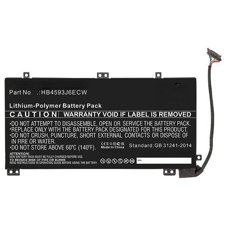 MBXLP-BA0014 CoreParts Batteria for Huawei Notebook Laptop 34.20Wh Li-Polymer 11.4V 3000mAh Black for MateBook 13 MateBook 13 i7