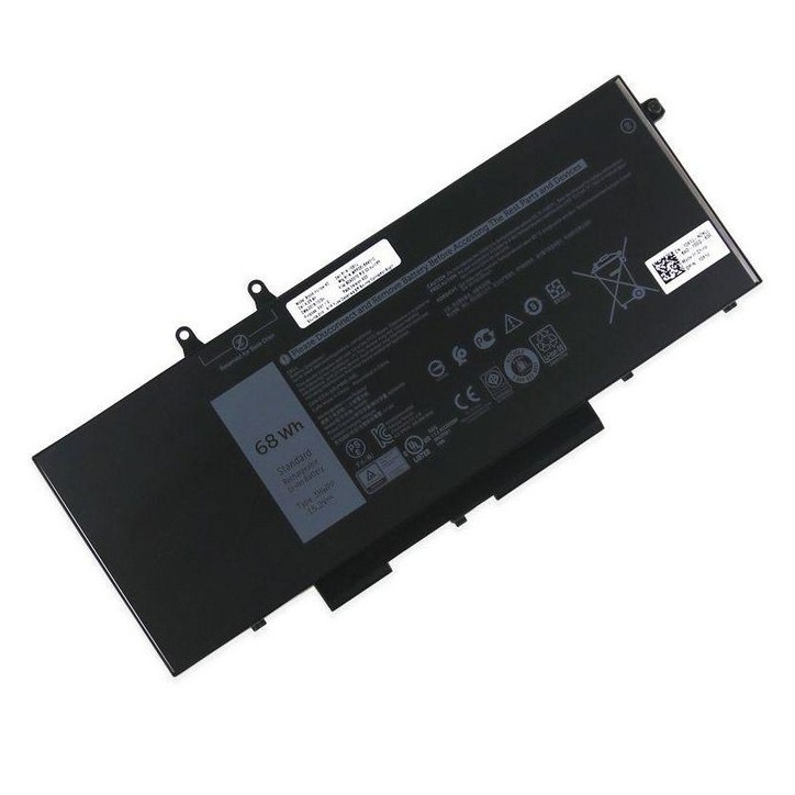 10X1J Dell Battery, 68WHR, 4 Cell, Lithium Ion JG75F, 10X1J, 3PCVM, 01VY7F 68 Wh
