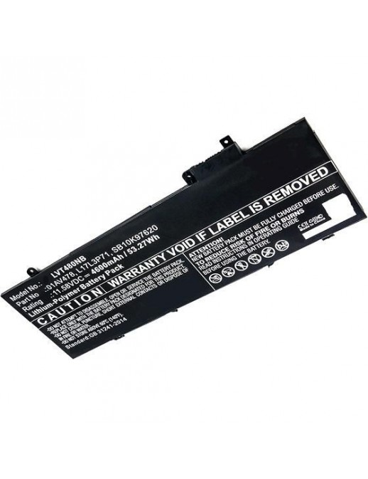 MBXLE-BA0165 MBXLE-BA0165 CoreParts Laptop Batteria for Lenovo 53Wh Li-Pol 11.58V 4600mAh Black ThinkPad T480s ThinkPad T480s...