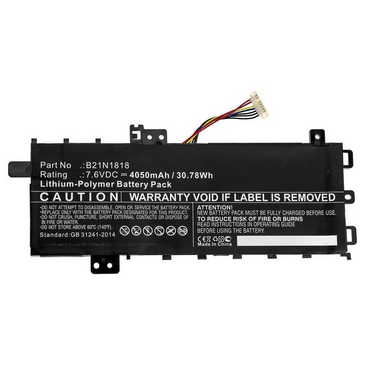 MBXAS-BA0286 CoreParts Laptop Batteria for Asus 31,54Wh Li-Polymer 7,6V 4150mAh for Asus ASUS X712FA-GC102T R564DK V5000FA AUX51