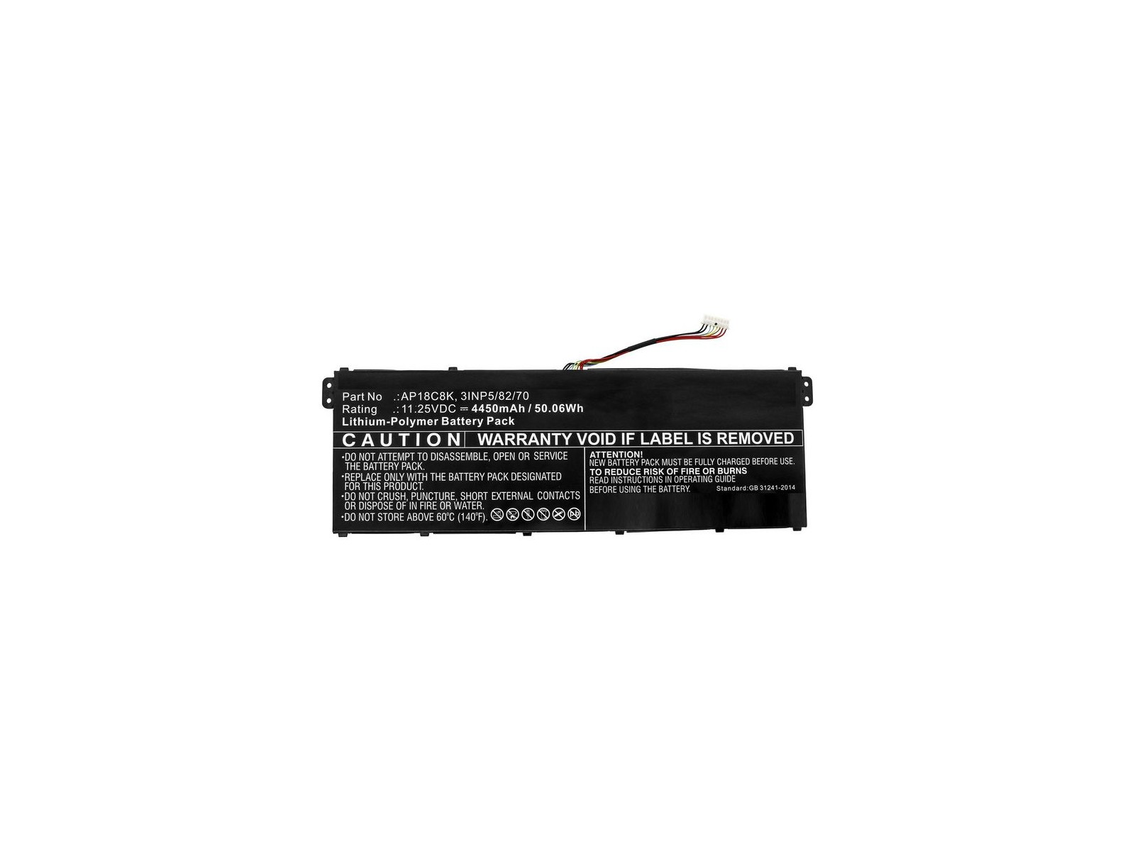 MBXAC-BA0099 MBXAC-BA0099 CoreParts Laptop Batteria for Acer 50.06Wh Li-Pol 11.25V 4450mAh Black for Acer Notebook Laptop Asp...