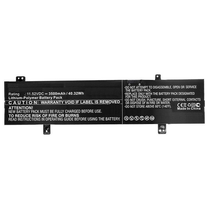 MBXAS-BA0189 CoreParts Laptop Batteria for Asus 40WH Li-Pol 11.52V 3.5Ah for Asus F505ZA F505ZA-BQ117T F505ZA-DB31 0B200-0251020