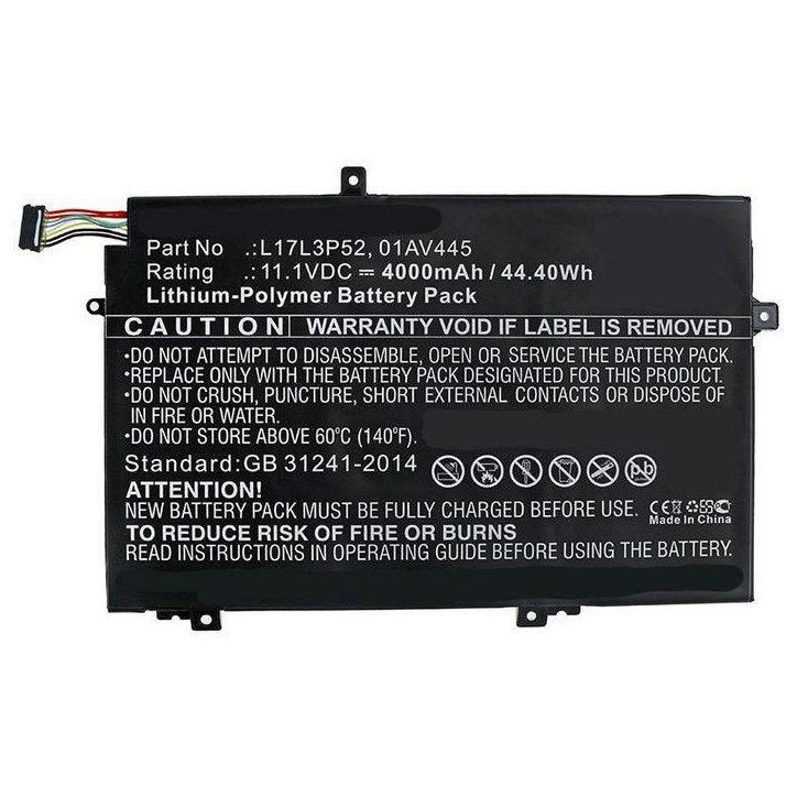 MBXLE-BA0248 CoreParts Laptop Batteria for Lenovo 40Wh Li-Pol 11.1V 3600mAh Black for Lenovo Notebook Laptop ThinkPad E485 Think MBXLE-BA0248 CoreParts Laptop Batteria for Lenovo 40Wh Li-Pol 11.1V 3600mAh Black for Lenovo Notebook Laptop ThinkPad E485 Think