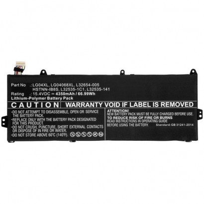 MBXHP-BA0243 MBXHP-BA0243 CoreParts Laptop Batteria for HP 66.99Wh Li-Pol 15.4V 4350mAh Black for HP Notebook Laptop Pavilion...