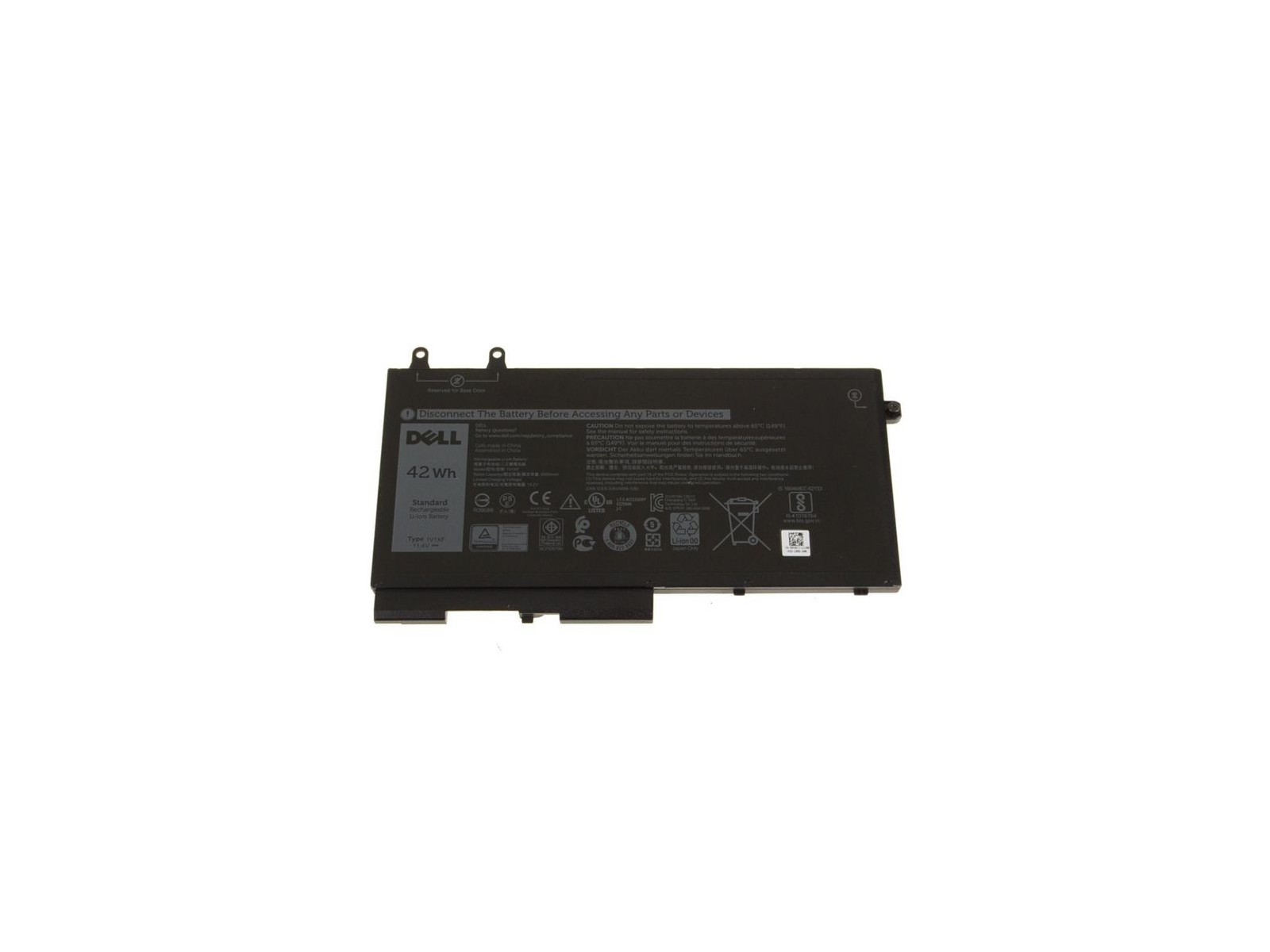27W58 27W58 Dell Batteria 42WHR 3 Cell Lithium Ion 027W58
