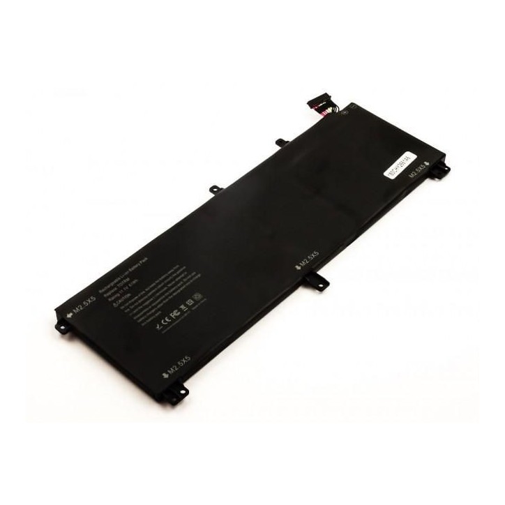 MBXDE-BA0021 CoreParts Laptop Batteria for Dell 60Wh 6 Cell Li-Pol 11.1V 5.4Ah Dell Precision Mobile M3800 H76MY