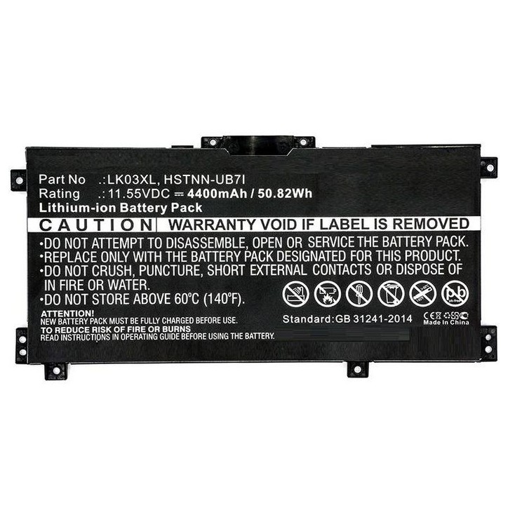 MBXHP-BA0140 CoreParts Laptop Batteria for HP 51Wh Li-ion 11.55V 4400mAh Black Envy 17m Envy 17M-AE0XX 916368-541 916814-855 HST