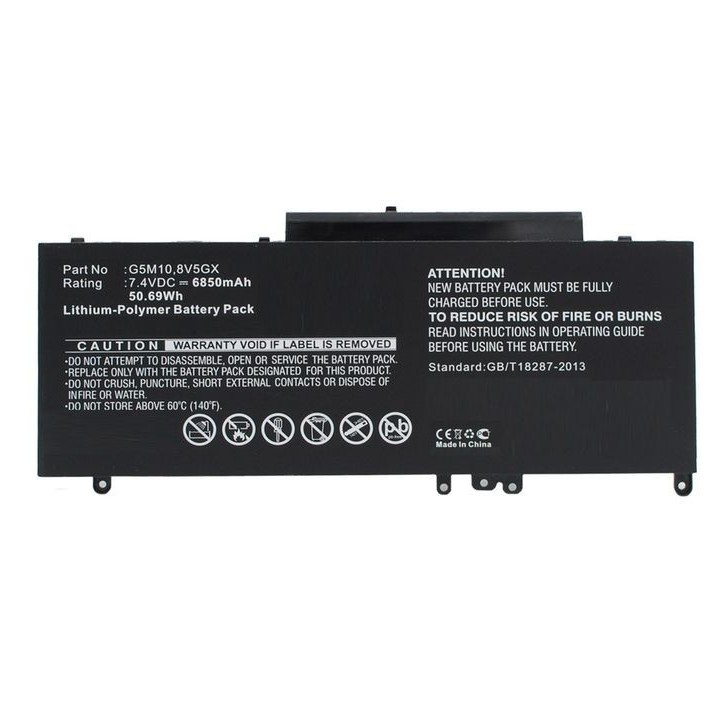 MBXDE-BA0173 CoreParts Laptop Batteria For Dell 46WH 4Cell Li-Pol 7.6V 5800mAh Black Dell: Dell Latitude 14 Series Dell Latitude