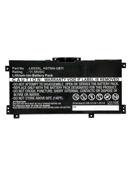 L08855-856 L08855-856 HP 3-cell lithium-ion Batteria 52.5Wh capacity 4.55Ah 11.55V compatible with various HP laptops. 824514