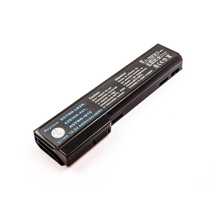 MBI2199 CoreParts Laptop Batteria for HP 47,52Wh 6 Cell Li-ion 10,8V 4400mAh Black 628670-001 628369-421 CC06 CC06X CC06XL HSTNN