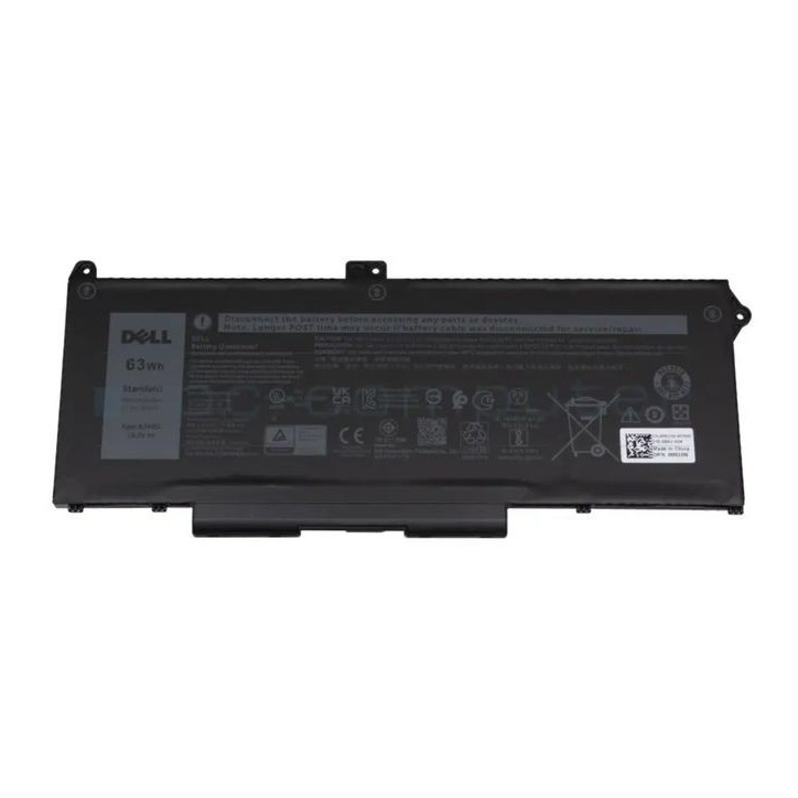 M033W Dell Latitude 5420 5520 Precision 3560 63Wh Battery, 63WHR, 4 Cell, Lithium Ion 63 Wh