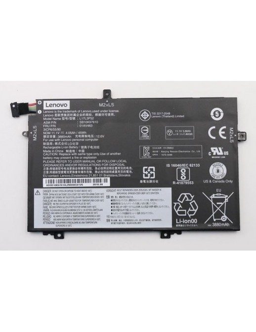 5B10W13897 5B10W13897 Batteria L17C3P52 Originale Notebook LENOVO ThinkPad L14 Gen 2 (20X1) (20X2) [11,1V 45Wh 4120mAh] 1AV46...