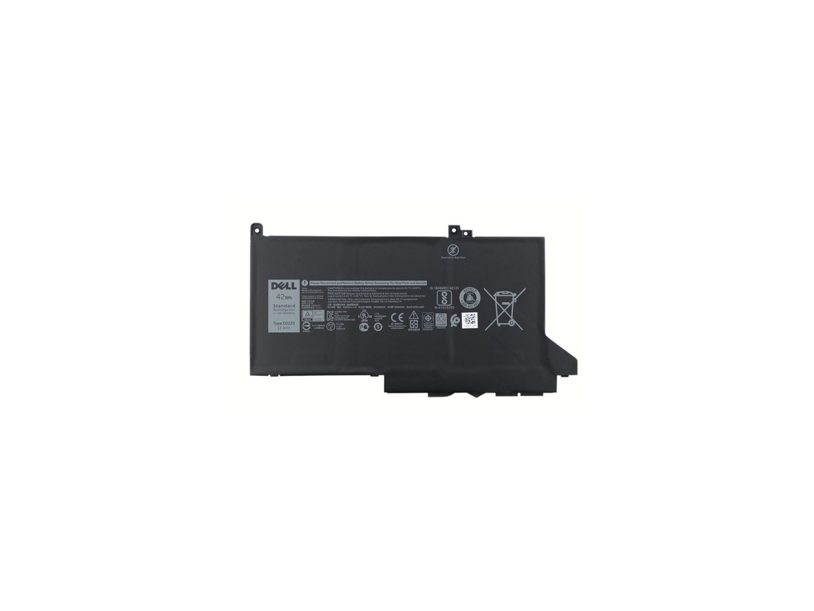DJ1J0 DJ1J0 Dell 3 Cells, 42Wh, Lithium-Ion (Li-Ion) Battery 5NG4M, 0GM09V 42 Wh