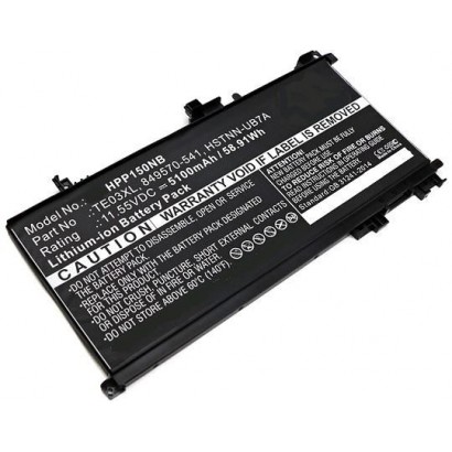 MBXHP-BA0223 MBXHP-BA0223 CoreParts Laptop Batteria for HP Laptop Batteria for HP 61.6Wh 15.4V Li-Pol 4000mAh Black for HP 90...