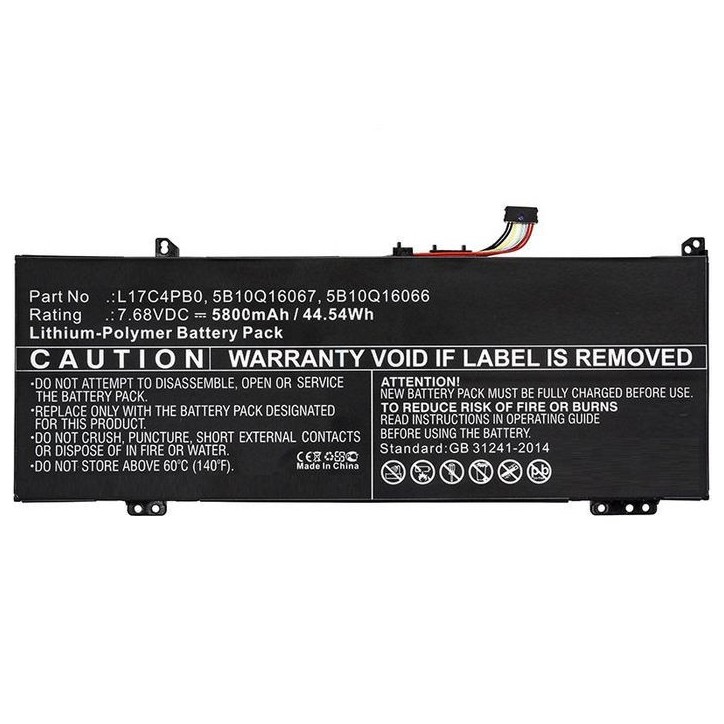 MBXLE-BA0191 CoreParts Laptop Batteria for Lenovo 45Wh Li-ion 7.68V 5800mAh Black Lenovo Air 14 Flex 6-14 Flex 6-14 IdeaPad 530s