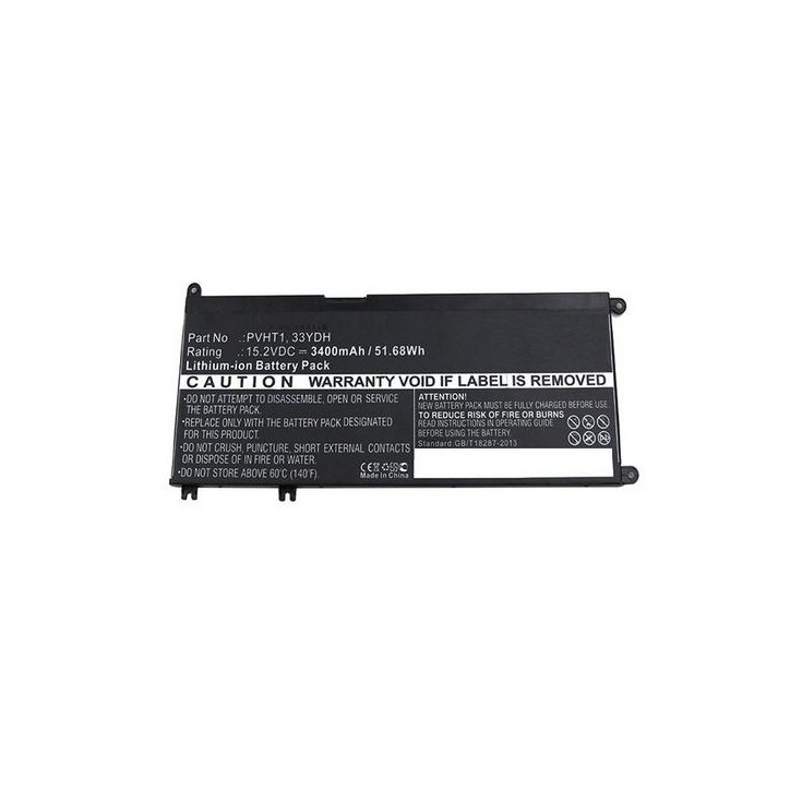MBXDE-BA0093 CoreParts Laptop Batteria for Dell 52Wh Li-ion 15.2V 3400mAh Black DNCWSCB6106B I7778-0026GRY Inspiron 17 7000 Insp