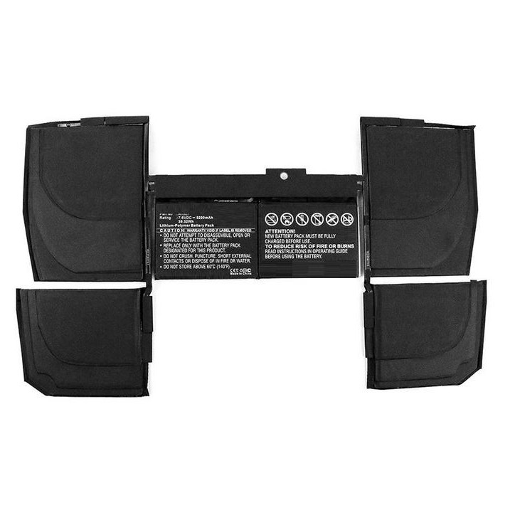 MBXAP-BA0039 CoreParts Laptop Batteria for Apple 40Wh 6 Cell Li-Pol 7.55V 5.2Ah for MacBook AIR 12" Retina A1534 (EARLY 2015) Ma
