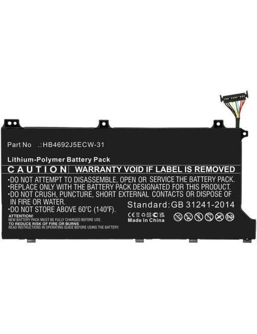 MBXLP-BA0015 MBXLP-BA0015 CoreParts Batteria for Huawei Notebook Laptop 34.20Wh Li-Polymer 11.4V 3000mAh Black for HLY-19R KP...