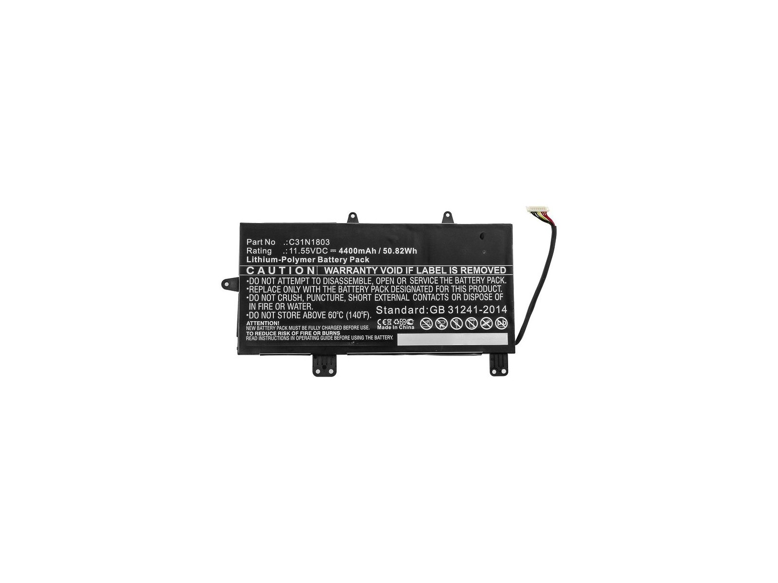 MBXAS-BA0284 MBXAS-BA0284 CoreParts Laptop Batteria for Asus 50.82Wh Li-Polymer 11.55V 4400mAh for Asus UX480FD UX450FD,ZenBo... MBXAS-BA0284 MBXAS-BA0284 CoreParts Laptop Batteria for Asus 50.82Wh Li-Polymer 11.55V 4400mAh for Asus UX480FD UX450FD,ZenBo...