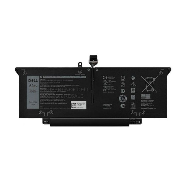 HRGYV Dell Batteria 52WHR 4 Cell Lithium Ion 0HRGYV 7CXN6