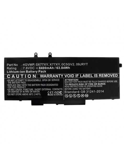 MBXDE-BA0182 CoreParts Laptop Batteria for Dell 61WH Li-ion 7.6V 8000mAh Latitude 14 5400 Latitude 14 5500 N001L5400-D1306CN for