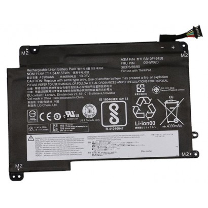 00HW020 00HW020 Lenovo Batteria Internal 3c 53Wh LiIon Features DSE