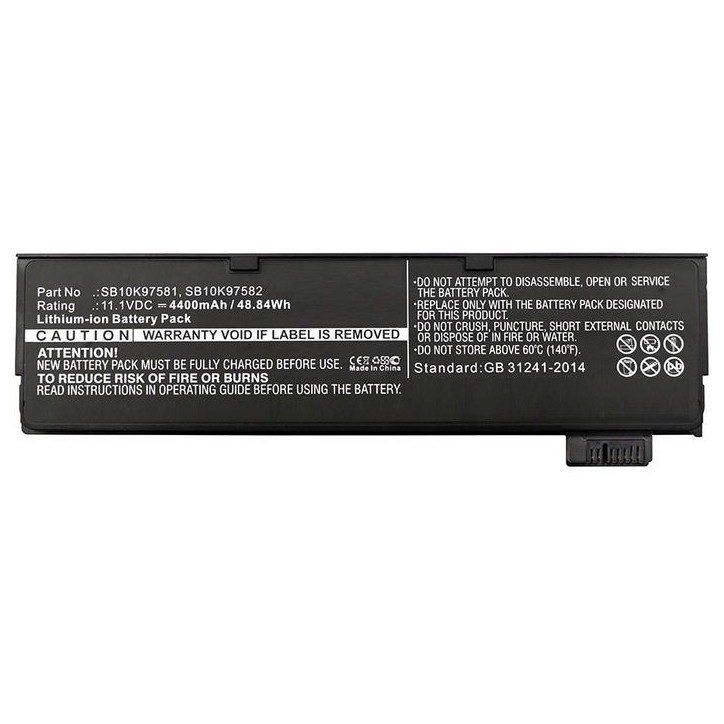 MBXLE-BA0144 CoreParts Laptop Batteria for Lenovo 49Wh Li-ion 11.1V 4400mAh Black Thinkpad P51S Thinkpad T570 61+version 01AV422