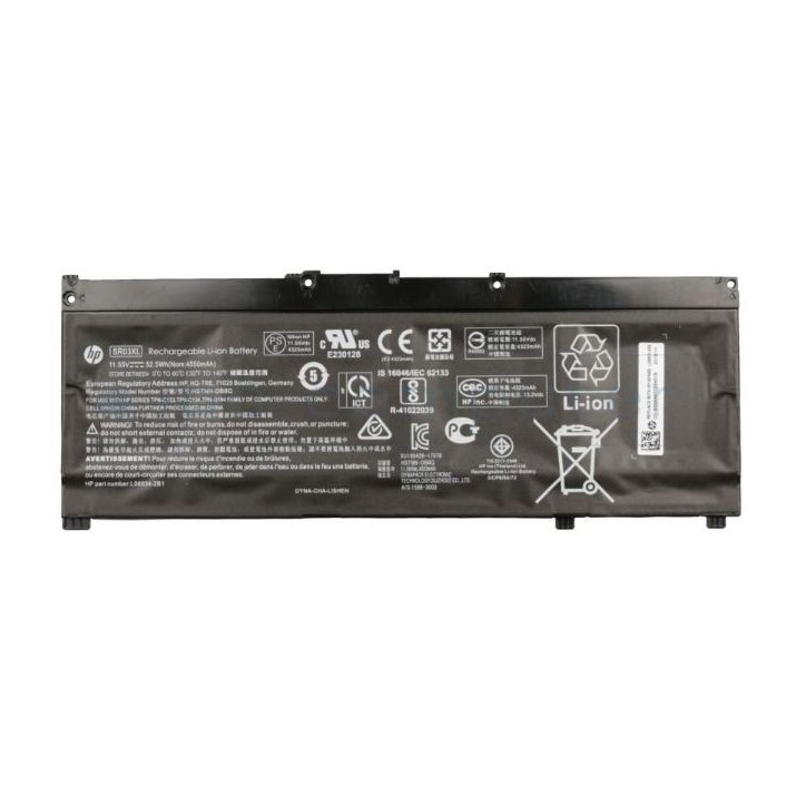 L08934-2B1 HP Li-ion laptop Batteria 52.5Wh capacity 11.55V voltage compatible with HP Envy x360 and Pavilion series.
