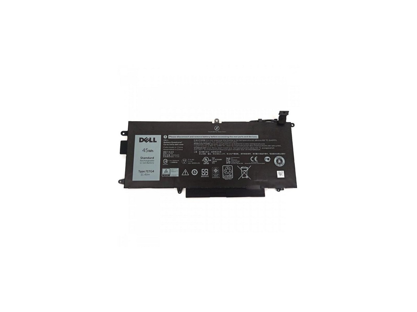 CFX97 CFX97 Dell Batteria 45WHR 3 Cell Lithium Ion 0CFX97 CFX97 CFX97 Dell Batteria 45WHR 3 Cell Lithium Ion 0CFX97