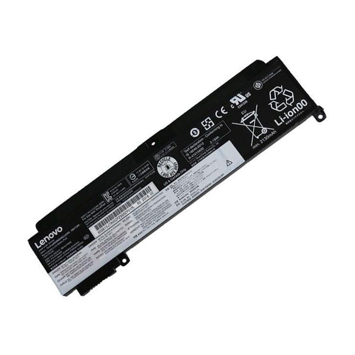FRU01AV407 Lenovo 2274 mAh, 11.5 V, 27 Wh, 188 g, Black, f/ Lenovo ThinkPad T460s 27 Wh