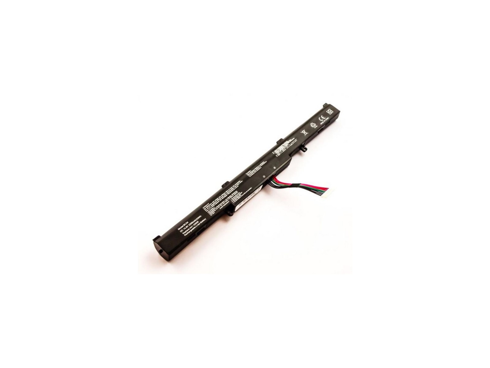 MBI2550 MBI2550 CoreParts Laptop Batteria for Asus 31.68Wh 4 Cell Li-ion 14.4V 2200mAh Black A41-X550E 0B110-00470000 0B110-0...