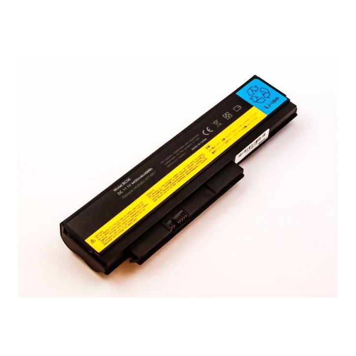 MBI3059 CoreParts Laptop Batteria for Lenovo 49Wh 6 Cell Li-ion 11.1V 4.4Ah Black FRU42T4861 FRU45N1023 45N1023 42T4862 FRU45N10