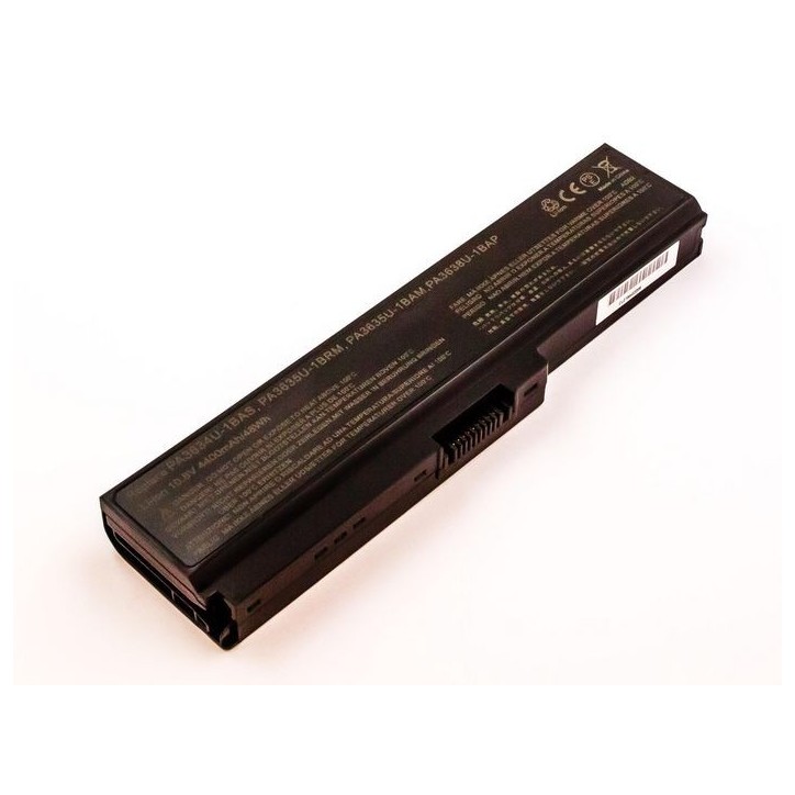 MBI2078 CoreParts Laptop Batteria for Toshiba 47,52Wh 6 Cell Li-ion 10,8V 4400mAh Black PABAS117 PA3635U-1BAM PA3816U-1BAS PABAS MBI2078 CoreParts Laptop Batteria for Toshiba 47,52Wh 6 Cell Li-ion 10,8V 4400mAh Black PABAS117 PA3635U-1BAM PA3816U-1BAS PABAS