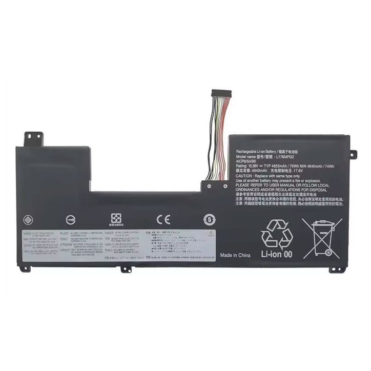 MBXLE-BA0392 CoreParts Laptop Batteria for Lenovo 76Wh Li-Pol 15.4V 4955mAh Black. 5B10Q88558 5B10W67206 5B10T11520 5B10Q88556 5