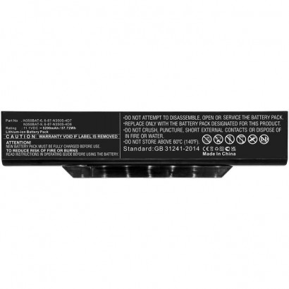MBXCL-BA0035 MBXCL-BA0035 CoreParts Batteria for Clevo Notebook Laptop 57.72Wh Li-ion 11.1V 5200mAh Black for B519II(47781)(N...