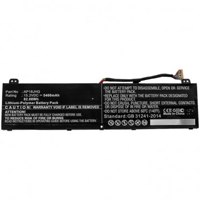MBXAC-BA0111 MBXAC-BA0111 CoreParts Laptop Batteria for Acer 82.08Wh Li-Polymer 15.2V 5400mAh for Acer ConceptD 7 CN715-71 Co...