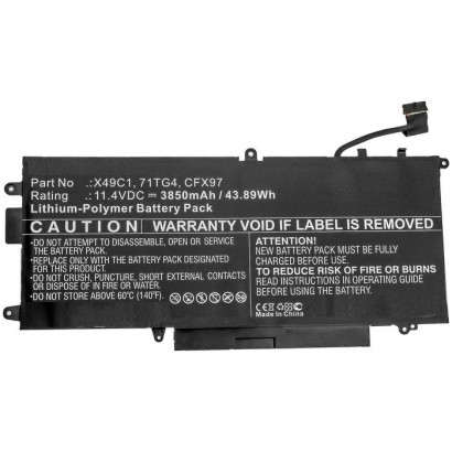 MBXDE-BA0226 MBXDE-BA0226 CoreParts Laptop Batteria for Dell 44Wh Li-Po 11.4V 3850mAh Black for Latitude 5289 2-in-1 Latitude...