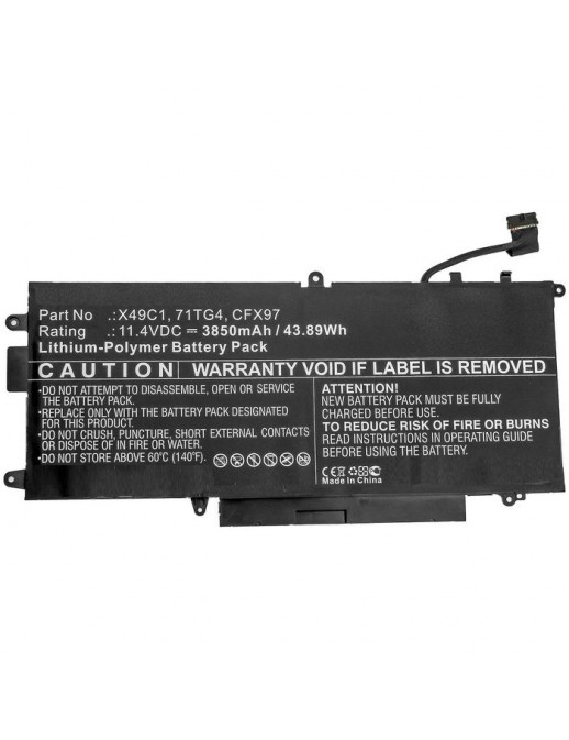 MBXDE-BA0226 MBXDE-BA0226 CoreParts Laptop Batteria for Dell 44Wh Li-Po 11.4V 3850mAh Black for Latitude 5289 2-in-1 Latitude...