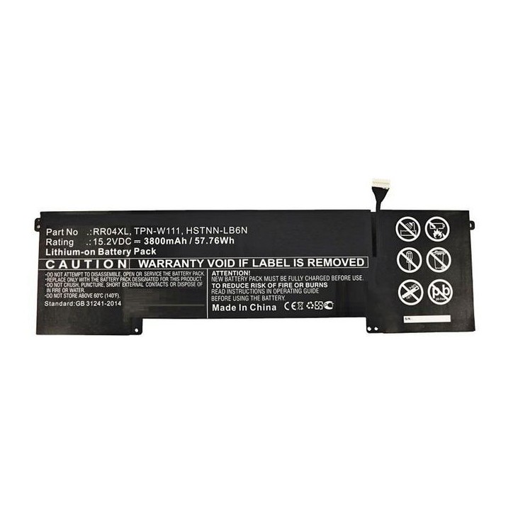 MBXHP-BA0247 CoreParts Laptop Batteria for HP 57.76Wh Li-ion 15.2V 3800mAh Black for HP Notebook Laptop Omen 15 Omen 15-5000 Ome MBXHP-BA0247 CoreParts Laptop Batteria for HP 57.76Wh Li-ion 15.2V 3800mAh Black for HP Notebook Laptop Omen 15 Omen 15-5000 Ome