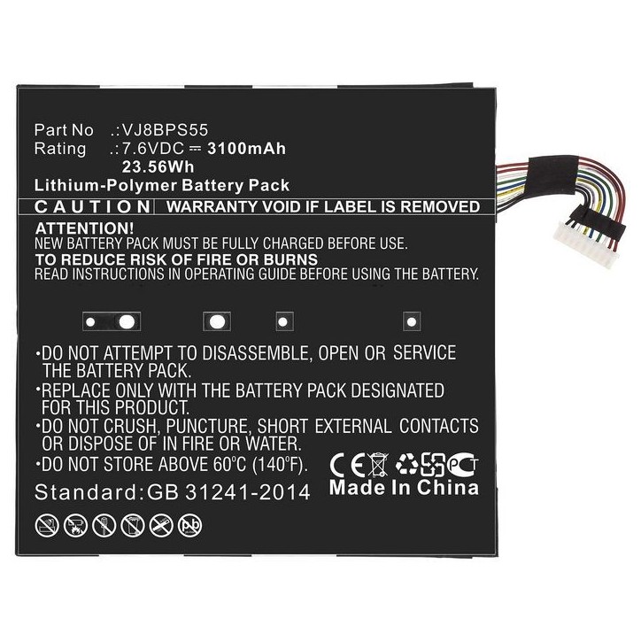 MBXSO-BA0076 CoreParts Laptop Batteria for Sony 23.56Wh Li-Pol 7.6V 3100mAh Black for Sony Notebook Laptop VAIO A12 VJ8BPS55