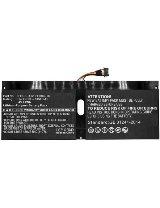 MBXFU-BA0038 MBXFU-BA0038 CoreParts Laptop Batteria for Fujitsu 43.92Wh Li-Pol 14.4V 3050mAh Black for Fujitsu Notebook Lapto...