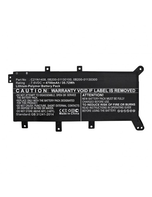 MBXAS-BA0238 MBXAS-BA0238 CoreParts Laptop Batteria for Asus 31Wh Li-Pol 7.6V 4100mAh Black for Asus Notebook Laptop A555LJ A...