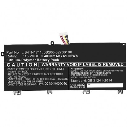MBXAS-BA0230 MBXAS-BA0230 CoreParts Laptop Batteria for Asus 61.56Wh Li-Pol 15.2V 4050mAh Black for Asus Notebook Laptop FX50...