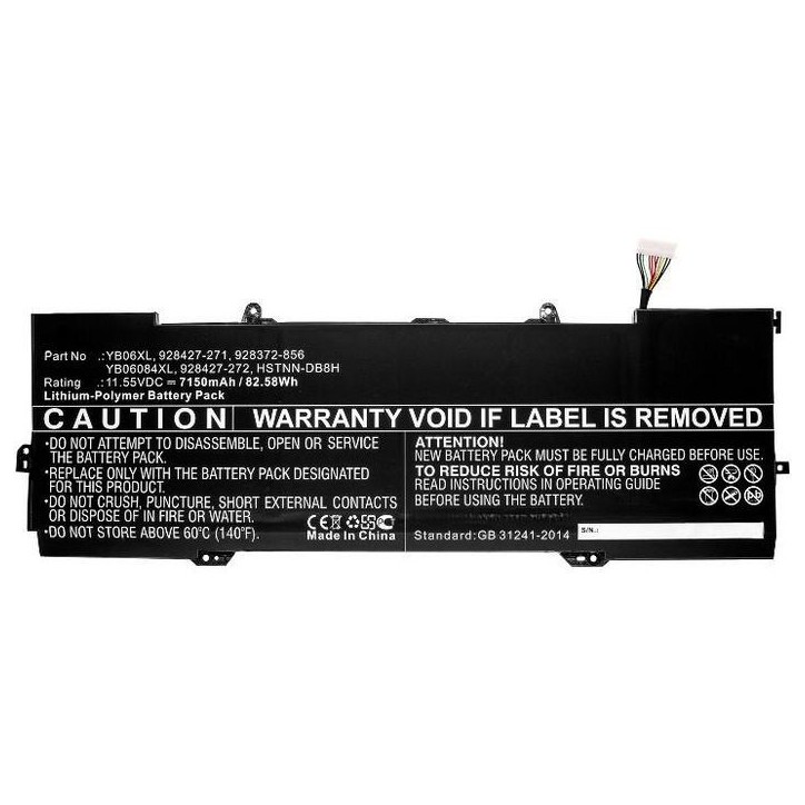 MBXHP-BA0217 CoreParts Laptop Batteria for HP 28WH Li-Pol 7.7V 3.6Ah 2EX78PA 2EX79PA 2EX80PA 921408-271 921408-2C1 921438-855