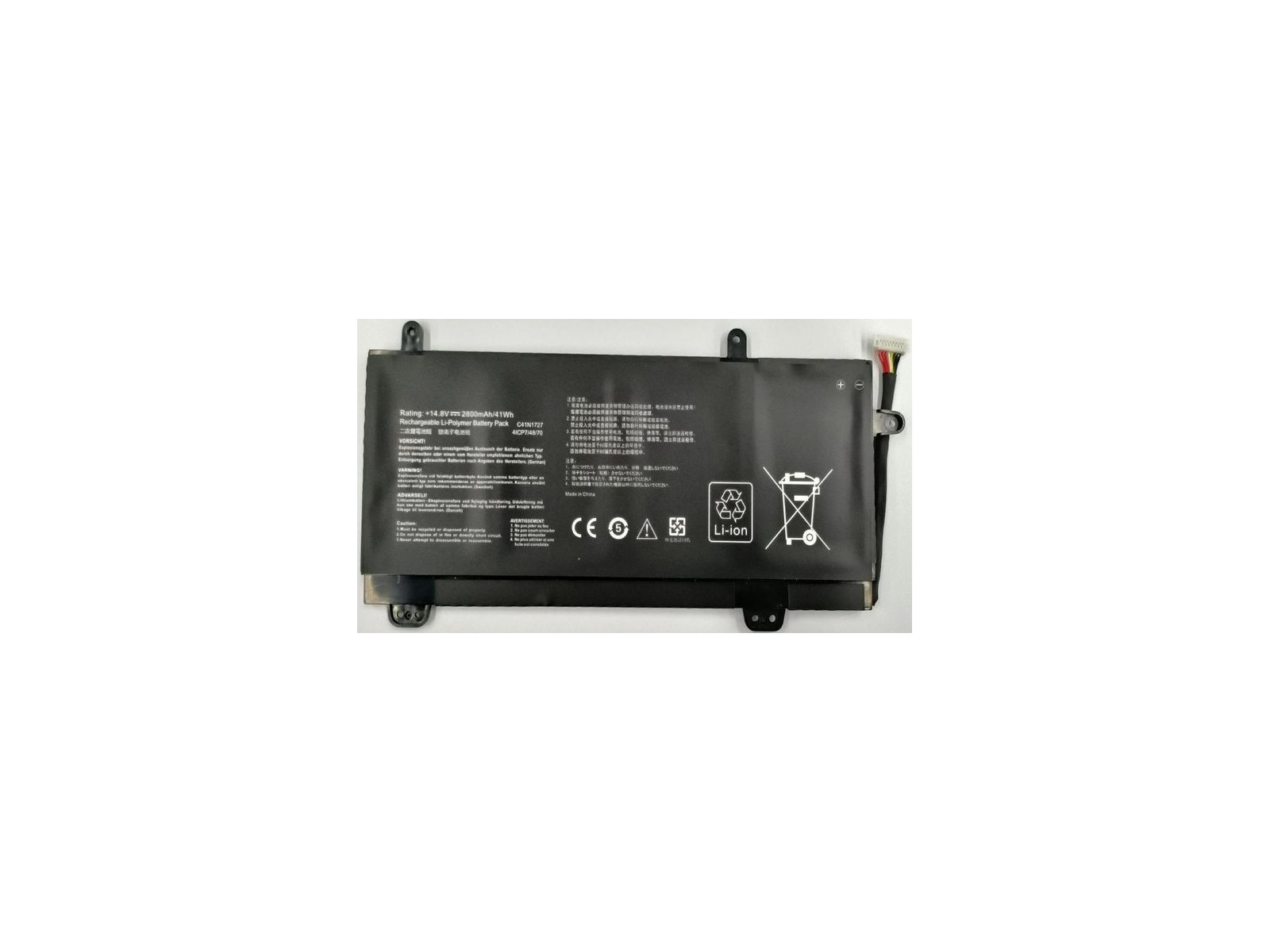 MBXAS-BA0196 MBXAS-BA0196 CoreParts Laptop Batteria for Asus 55WH Li-Pol 15.4V 3.55Ah for Asus GM501GM GM501GM-0021A8750H GM5... MBXAS-BA0196 MBXAS-BA0196 CoreParts Laptop Batteria for Asus 55WH Li-Pol 15.4V 3.55Ah for Asus GM501GM GM501GM-0021A8750H GM5...