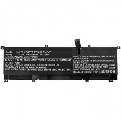 MBXDE-BA0183 MBXDE-BA0183 CoreParts Laptop Batteria for Dell 68WH Li-ion 11.4V 6Ah Dell 5530 2-in-1 XPS 15 2-in-1 XPS 15 9575...