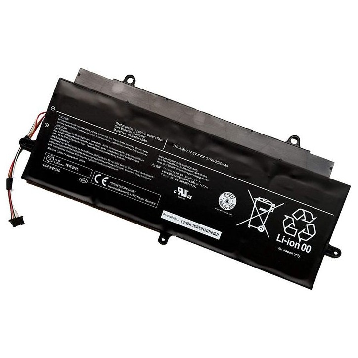 MBXTO-BA0060 CoreParts Laptop Batteria for Toshiba 48.84Wh Li-Pol 14.8V 3300mAh Black for Toshiba Notebook Laptop KIRA 13 Kirabo