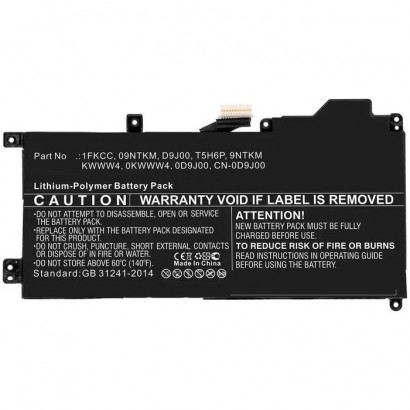 MBXDE-BA0203 MBXDE-BA0203 CoreParts Laptop Batteria for Dell 35.34Wh Li-Pol 7.6V 4650mAh Black for Dell Notebook Laptop Latit...